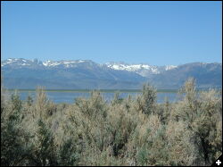 [Bridgeport Lake, the Crags behind]